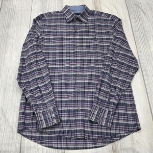 Zachary Prell Albiate Button Shirt S‎ Small Blue Plaid Mens